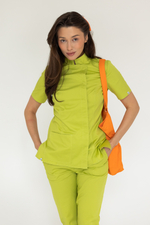 Блуза женская м222 toray стретч лайм0933