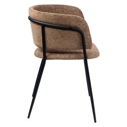 Стул Helning, мягкий шенилл, серо-коричневый