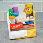 Салфетка из микрофибры 30*30см для ухода за мебелью "Smart Teddy" Антипыль