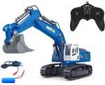 Радиоуправляемый экскаватор HUI NA TOYS масштаб 1:18 2.4G - HN1558-BLUE
