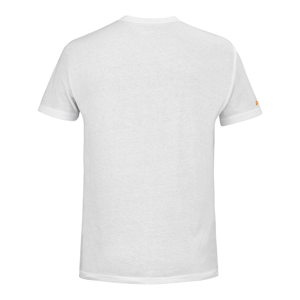 Мужское теннисное поло Babolat T-Shirt Men - White, Multicoloured