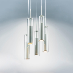 756056 Люстра CILINO 5х40W GU10 БЕЛЫЙ МАТОВЫЙ