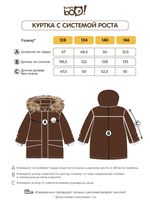 Костюм зимний с системой роста "Слива" 7+