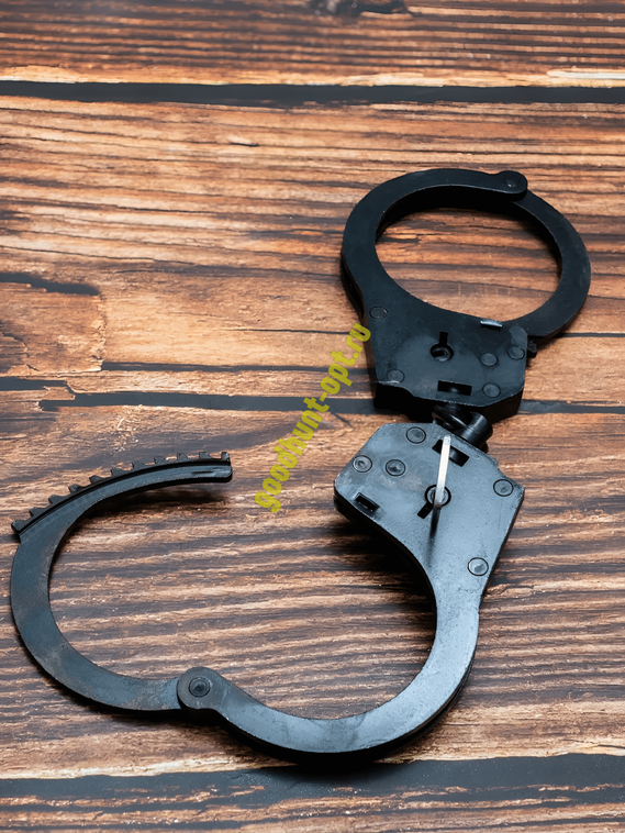 Тактические полицейские наручники металлические с ключами