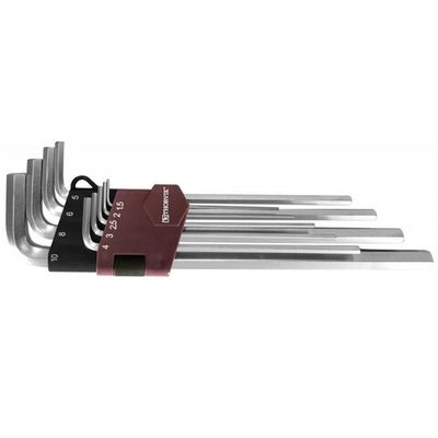 Набор ключей THORVIK торцевых шестигранных удлиненных, H1.5-H10, 9 предметов   HKL9S