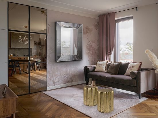 Estriada Приставной столик золотой