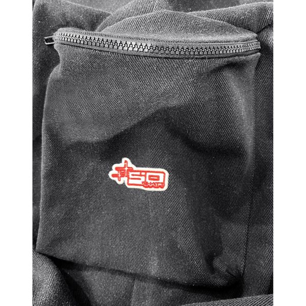 Брюки Карго Широкие Плотные Черные - фото 4