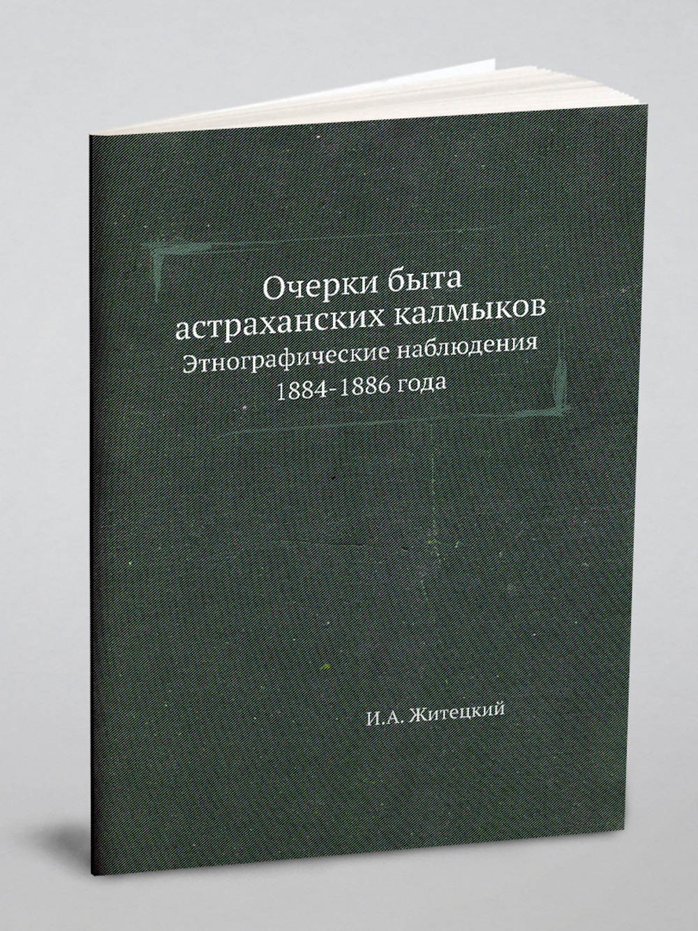 Очерки быта астраханских калмыков. Этнографические наблюдения 1884-1886 года | И.А. Житецкий
