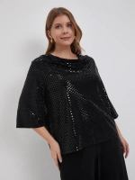 Блузка нарядная с пайетками