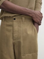 Massimo Dutti | Relaxed fit trousers with cotton and linen