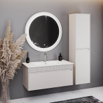 Шкаф-колонна Comforty Мадрид 40 серый шёлк