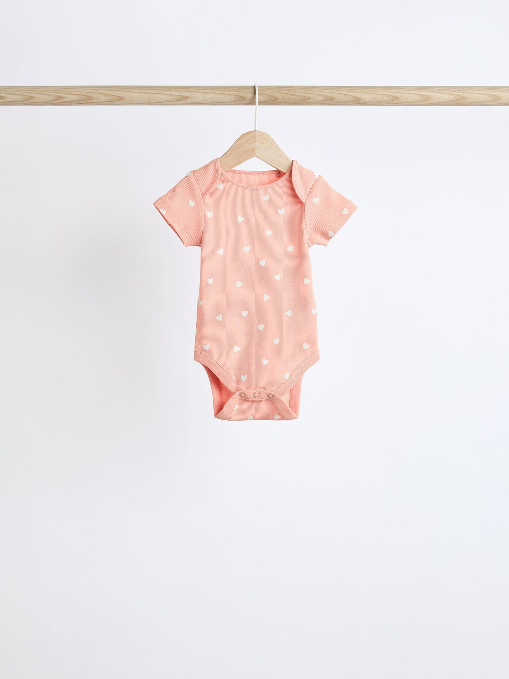 Боди с коротким рукавом для малышей Next Q53-863, 5 шт., Бежевый, Розовый