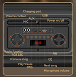 Беспроводная колонка Sing-e ZQS-L17 Powerful Bass Boost Extreme