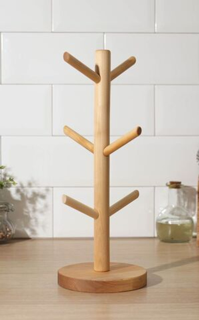 Подставка для кружек из массива берёзы (Цвет: не задано)