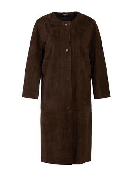 Marc Cain Пальто из натуральной замши