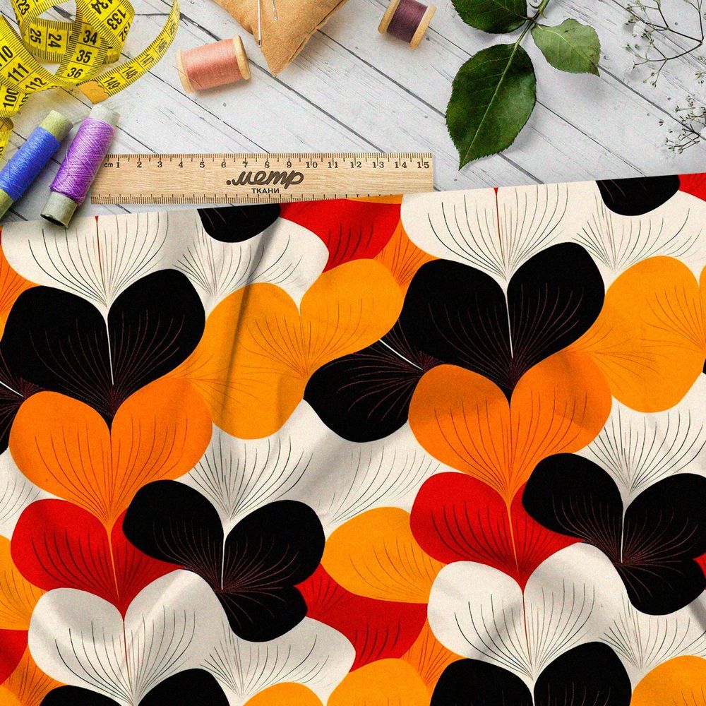 Ткань премиум Оксфорд 600D фантазийный взгляд