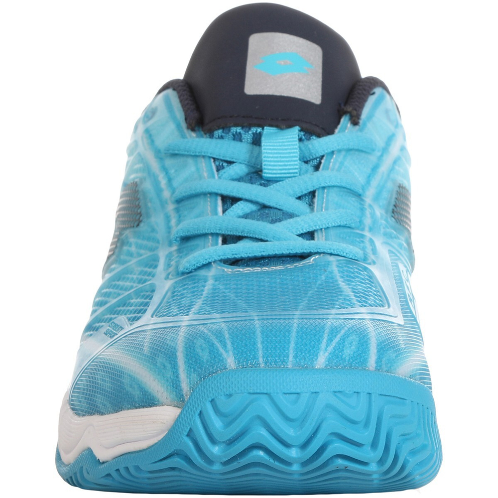 детские Кроссовки теннисные Lotto Mirage 300 All Round Junior - blue bay/navy blue/all white