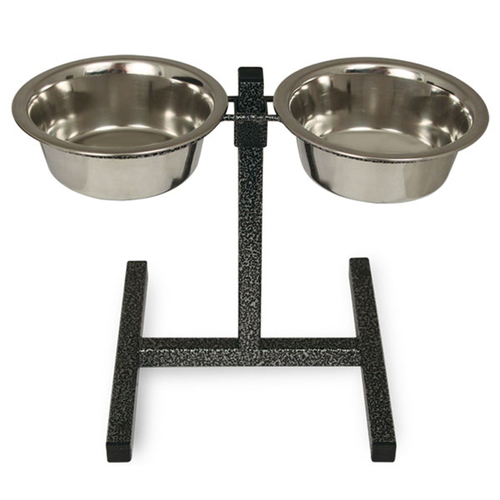 Комплект стойки с мисками 2*0,80л, Triol