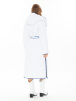 Пуховик стеганный с капюшоном