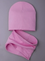 Шапка для девочки осенняя и снуд