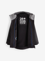 Куртка непромокаемая с флисовой подкладкой и светоотражением для мальчика Next Q51-541, Серый