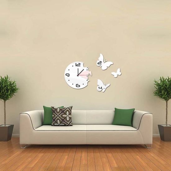 Настенные часы Три бабочки