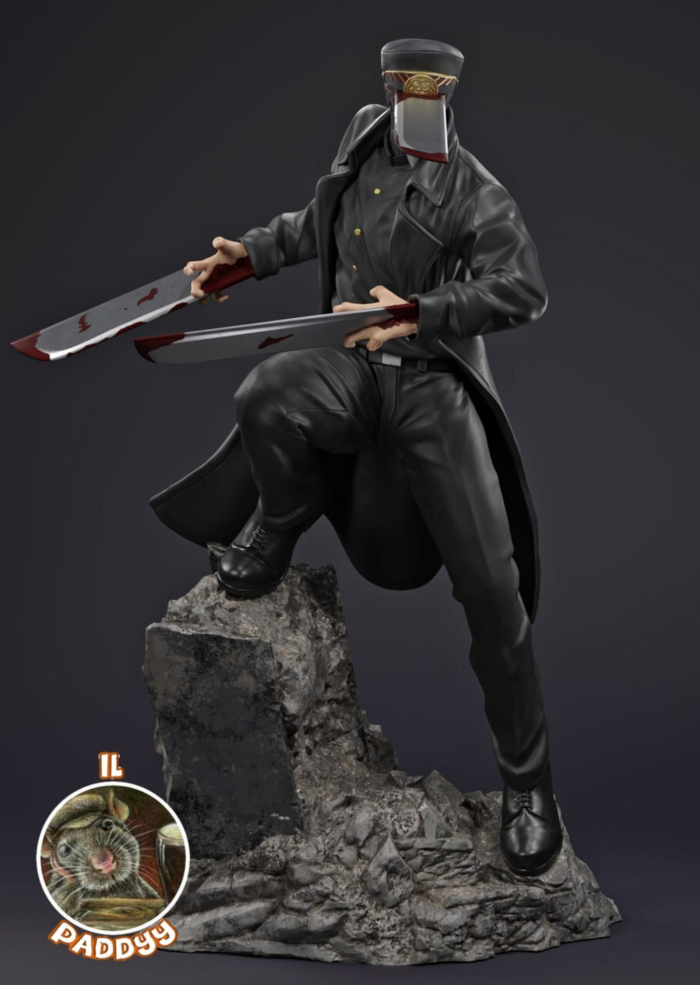 Samurai Sword Katana Man Chainsaw Man Фигурка