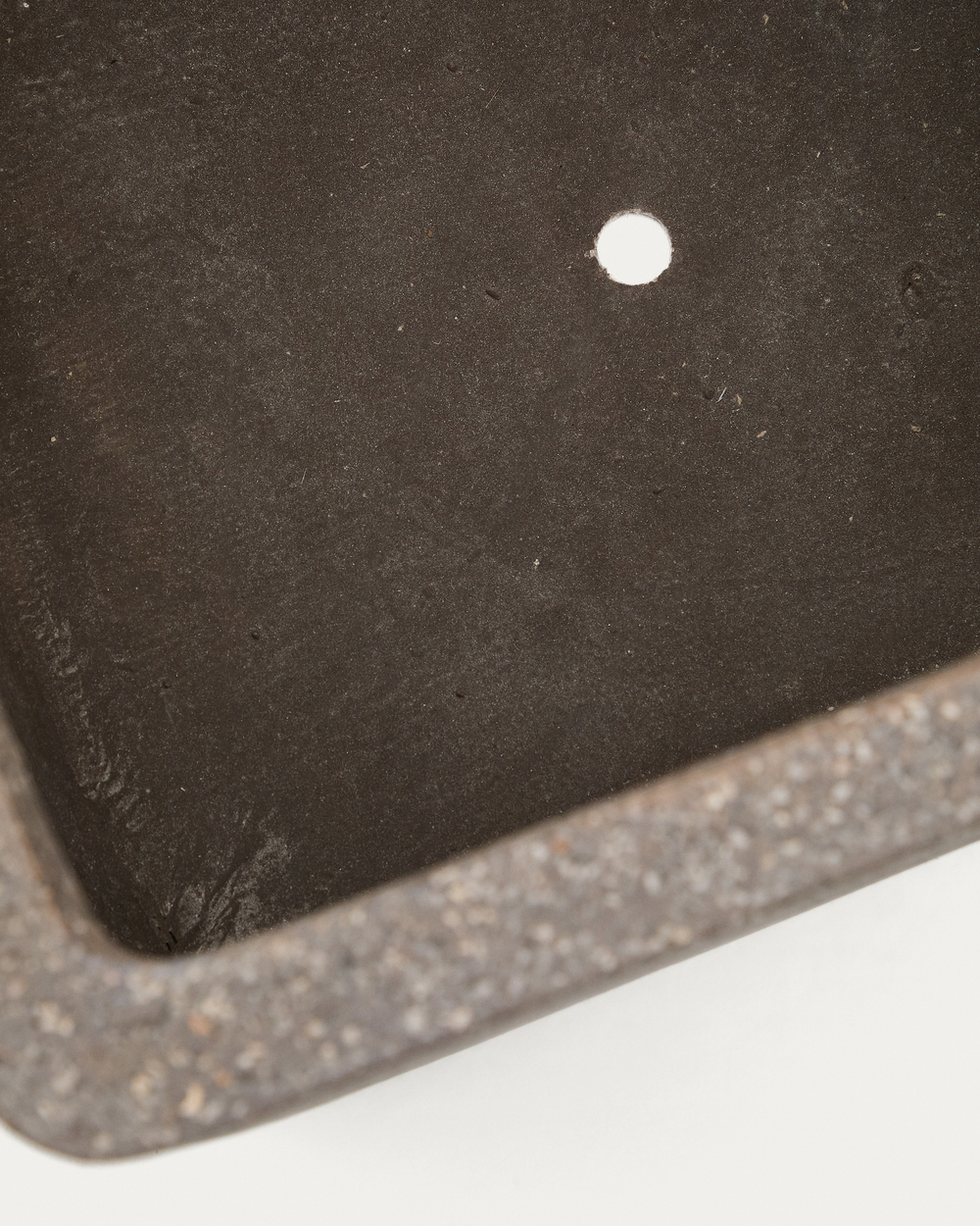 Набор из 2 кашпо Minoa коричневого цвета из песчаника 44 x 44 см