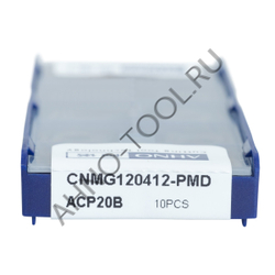 Пластина твердосплавная ISO CNMG120412-PMD ACP20B AHNO по стали, получистовая
