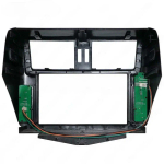 Магнитола для Toyota Land Cruiser Prado 150 2009-2013 (взамен 7" навигации) - Carmedia SF-9613-3 QLed, Android 13, TS20, CarPlay, SIM-слот