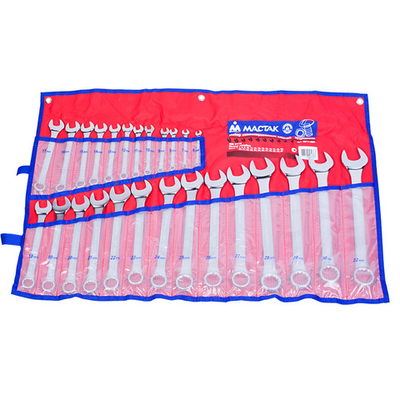 МАСТАК (0211-26P) Набор комбинированных ключей, 6-32 мм, 26 предметов