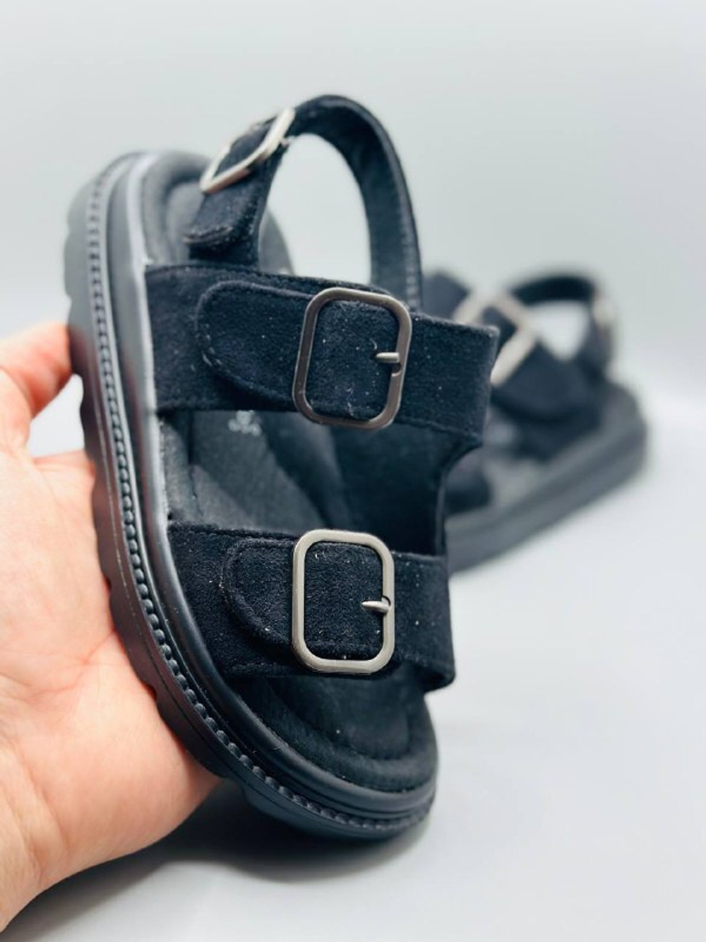Удобные детские замшевые босоножки Buba Suede