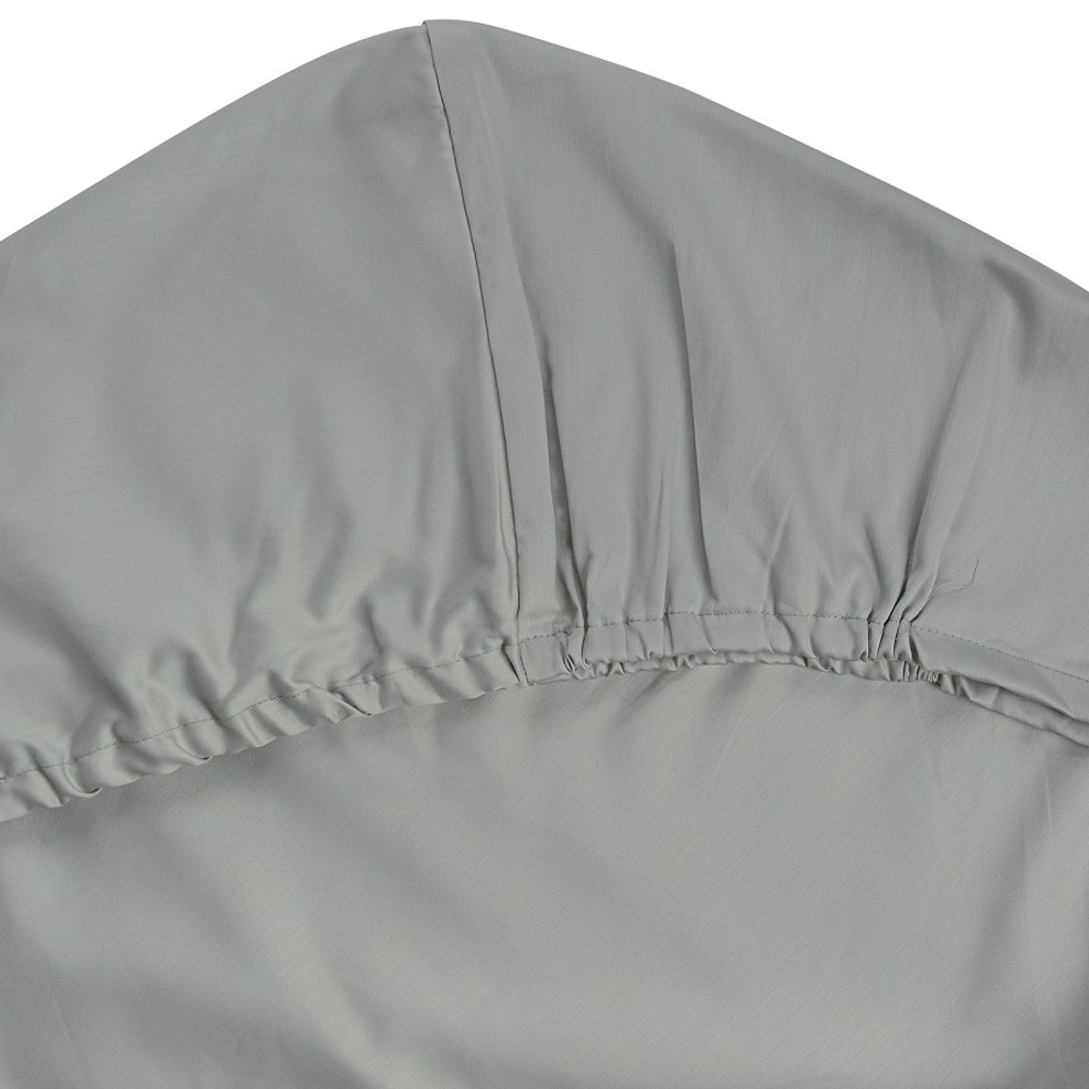 Простыня на резинке 200x200x30 Tkano Essential светло-серая
