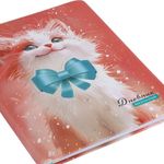 Дневник 1-4 класс 48л, кожзам (твердая с поролоном), печать, аппликация, ЮНЛАНДИЯ, Котик, 107224