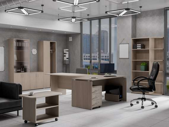 Офисная мебель Континент-Pro ясень шимо светлый