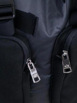 Рюкзак Armani Exchange Double Front Pocket Black