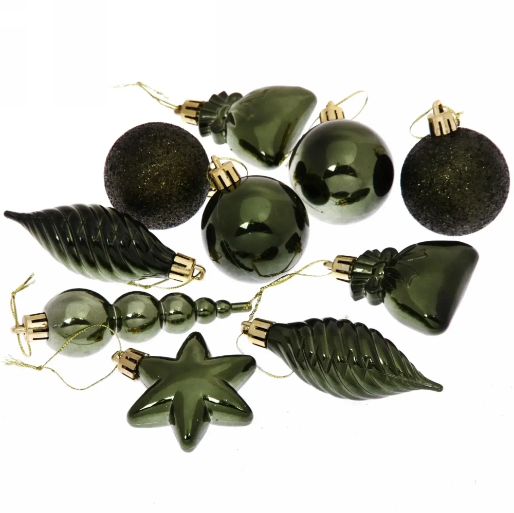 Набор украшений «Карнавал» (21 предмет), изумруд