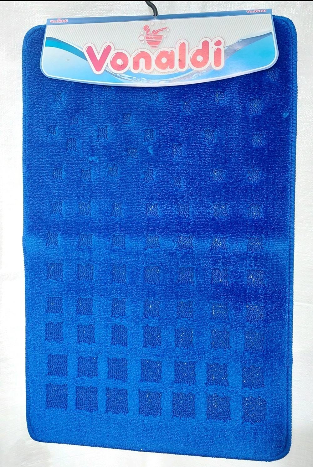 коврик для ванной комнаты 50×80см синий