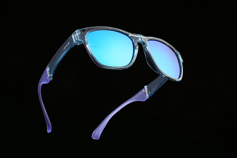 Спортивные очки HILX Unfold Shiny Crystal Green / Blue Polarized Lens