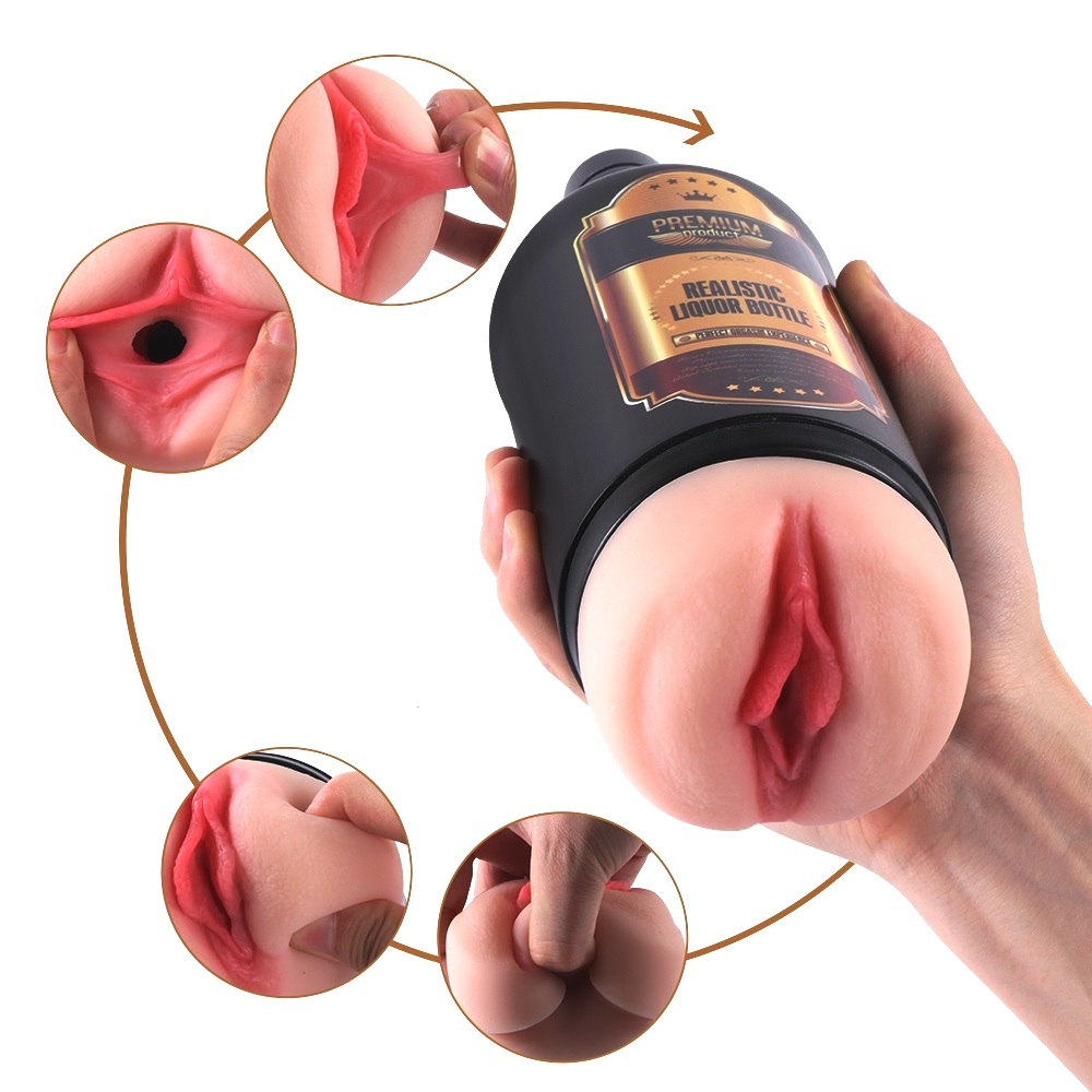 Мастурбатор вагина в пластиковой бутылке 25,5 см
