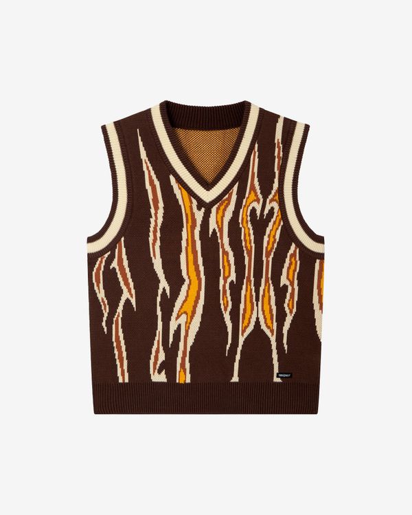 Жилет вязаный YMKASHIX Hellcome Коричневый - фото 1