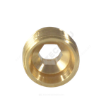 Переходник латунь 1/2"x3/4" под евроконус НР R483 Giacomini R483Y023