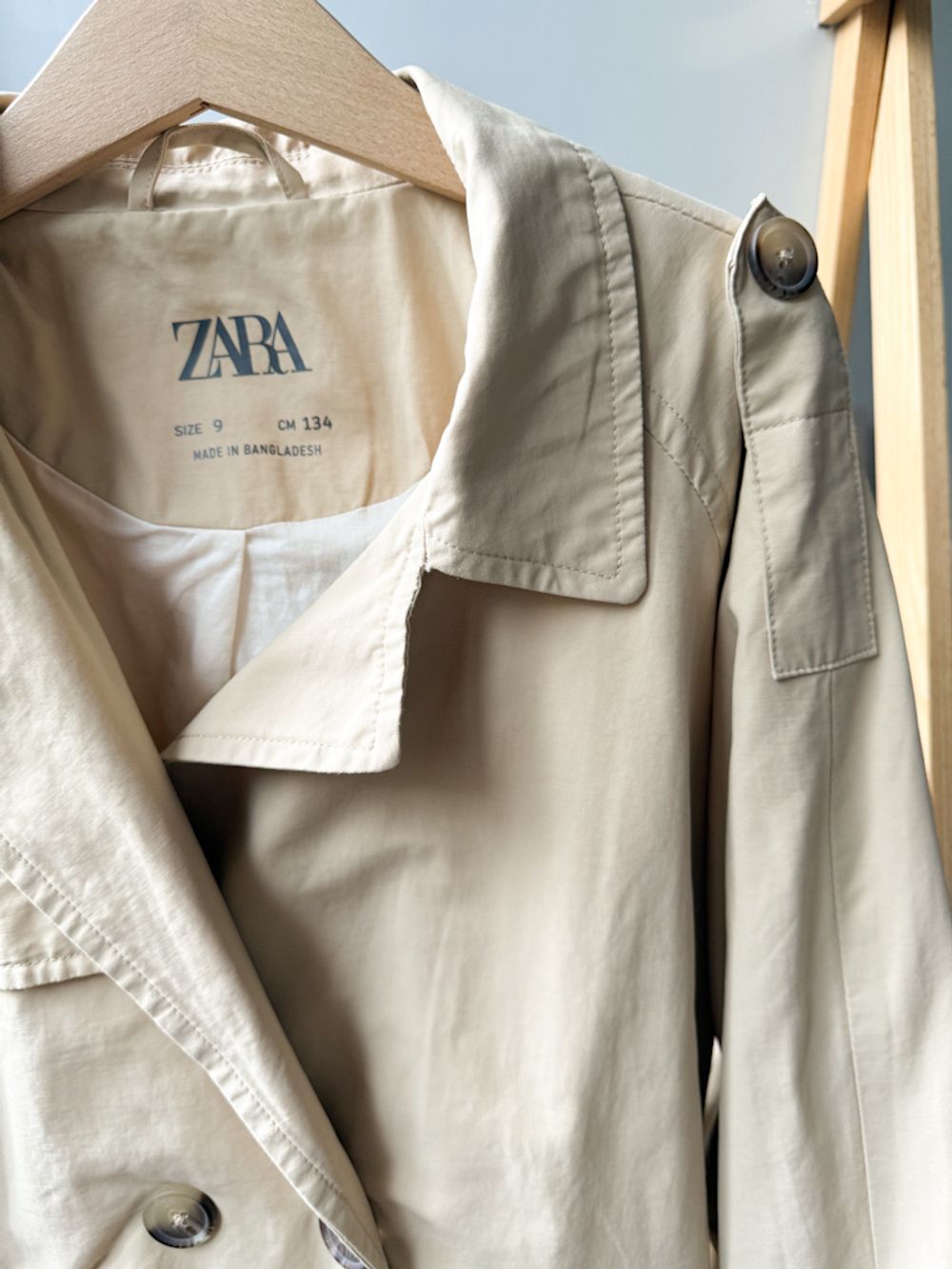 Хлопковый плащ Zara. 134