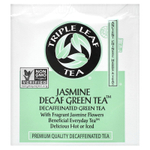 Triple Leaf Tea, зеленый чай с жасмином без кофеина, 20 чайных пакетиков, 38 г (1,34 унции)