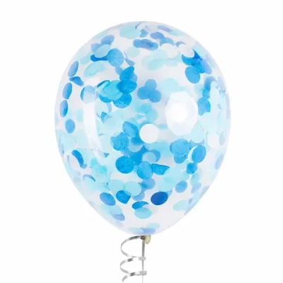 Конфетти тишью син./голуб./белый