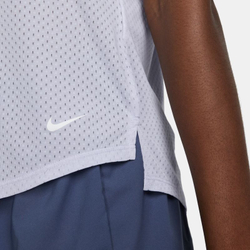 Женская футболка теннисная Nike Nike Dri-FIT One Breathe Top - oxygen purple/white