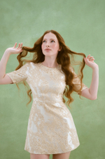 Regina gold dress