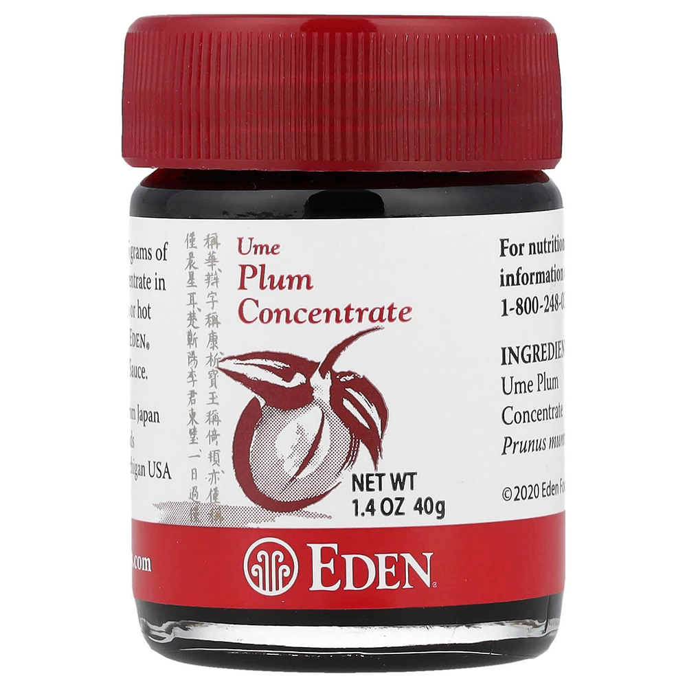 Eden Foods, Концентрат сливы умэ, 1,4 унции (40 г)