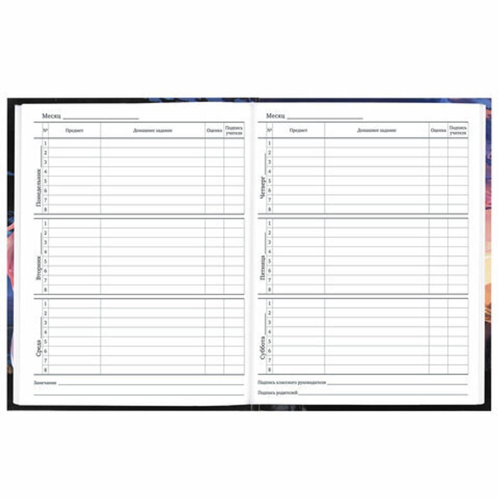 Дневник 1-11 класс 40 л., твердый, BRAUBERG, глянцевая ламинация, "Anime girl", 106844