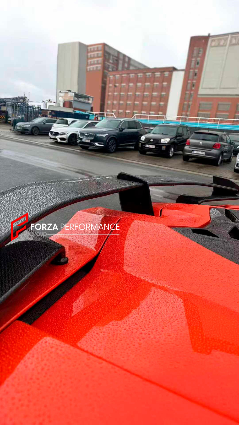 Карбоновый спойлер на крышку двигателя для LAMBORGHINI REVUELTO 2023+ Ламборгини